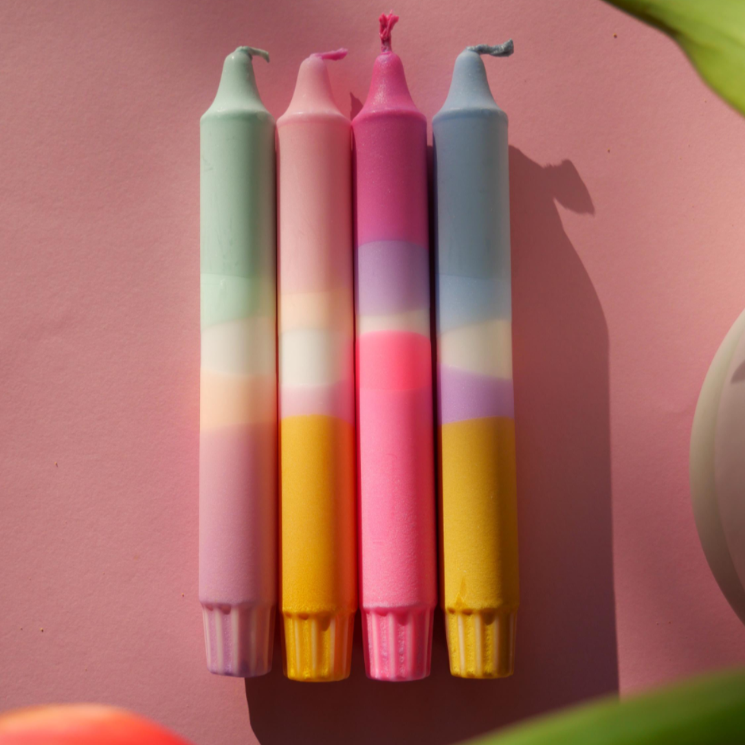 Dip Dye Kerzenset